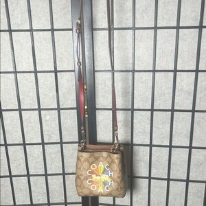 Coach Multicolor Logo Crossbody Bag